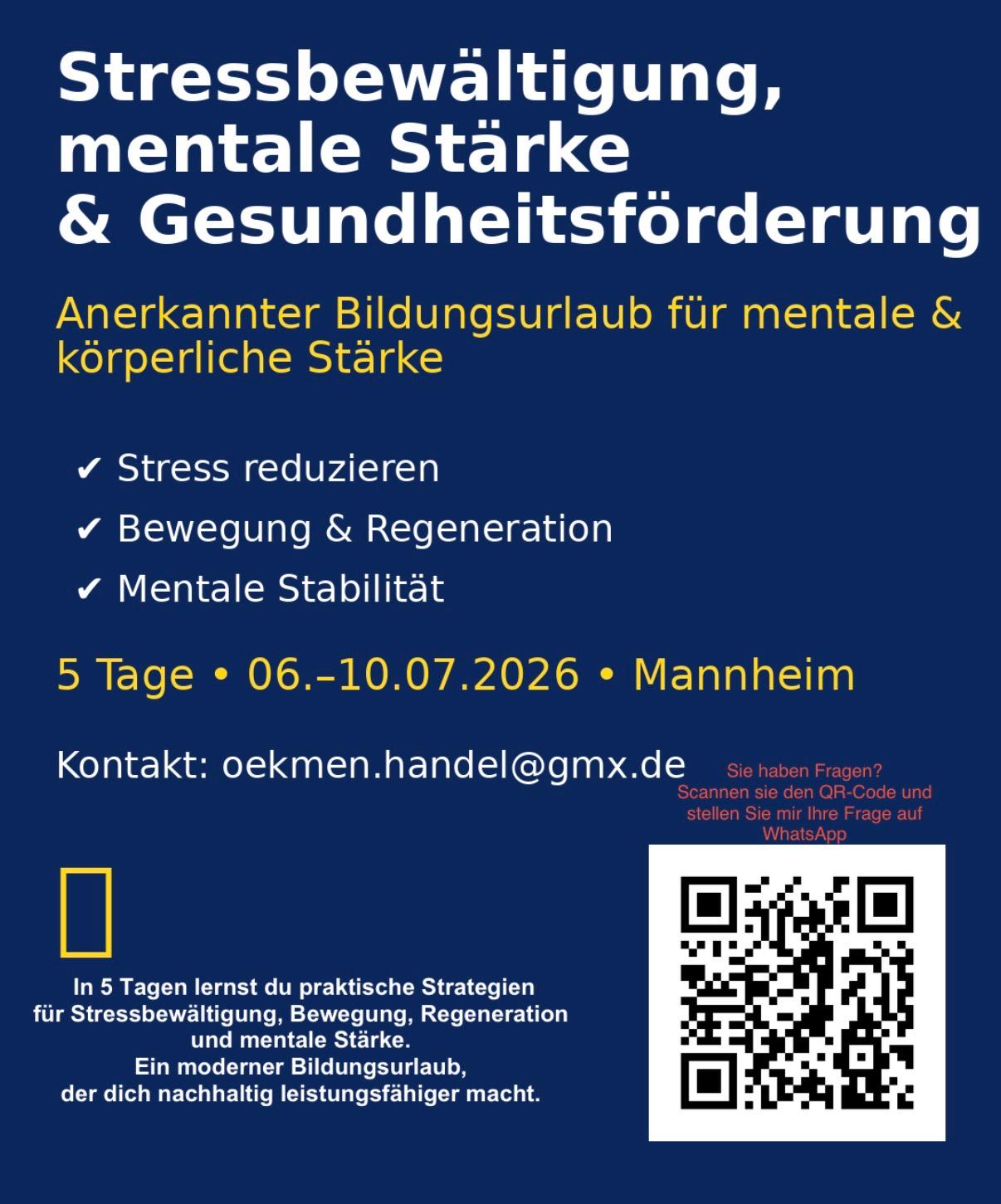 Fit im Beruf – Flyer